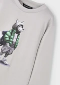 Mayoral Erkek Çocuk Baskılı Sweatshirt - 4