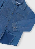 Mayoral Erkek Çocuk Uzun Kol Denim Gömlek thumbnail 4