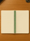 Surfing in California Temalı Spiralli Kareli Defter – 80 Yaprak, 160 Sayfa (18 x 24 cm) thumbnail 3