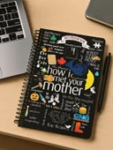 How I Met Your Mother Temalı Spiralli Çizgili Defter – 80 Yaprak, 160 Sayfa (18 x 24 cm) thumbnail 1