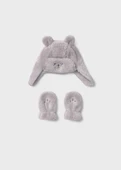 Mayoral Erkek Bebek Peluş Şapka e Eldiven Takım thumbnail 1