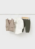 Mayoral Newborn Erkek Bebek Yelekli Pantolon Takım thumbnail 1