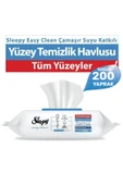 Sleepy Easy Clean Çamaşır Suyu Katkılı Yüzey Temizlik Havlusu 100 Yaprak 2 Adet - 1
