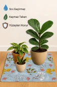 Valerine Life Çiçek Saksı Matı Salon Balkon Bitkileri Zemin Koruyucu Kaymaz Saksı Altlığı 60x60cm 27250622 thumbnail 3