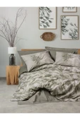 Dual Çift Kişilik Nevresim Takımı Frond Haki - 1