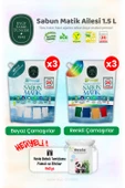Çamaşır Yıkama Sıvısı Beyazlar x3 + Renkliler x3 1500 ml ve ROSIE - 1