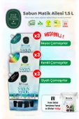 1500 ml Sabun Matik Renkliler x3 + Beyazlar x3 + Siyahlar x3 ve ROSIE thumbnail 1
