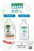 Green Clean Likit Sabun 500 ml ve Bulaşık Mak. Jel Deterjan 3 L ve Rosie hediye thumbnail 1