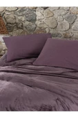 Çift Kişilik Nevresim Takımı Velvet Flossy Mürdüm thumbnail 2