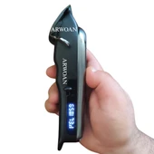 Profesyonel Saç Kesme Makinesi | Sessiz Motor | USB Şarjlı | Metal Gövde | Erkek Tıraş Makinesi thumbnail 2