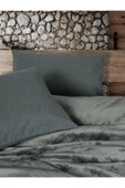 Çift Kişilik Nevresim Takımı Velvet Flossy Gri - 2
