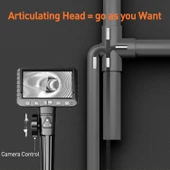 DXZtoz Endüstriyel Endoskop - 0.33 Inc Mafsallı Yılan Kamera - 3m - 2