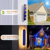 YiLaie Güneş Enerjili Dış Mekan Işıkları Otomatik Açma/Kapama 6 Adet - Sıcak Beyaz - 2