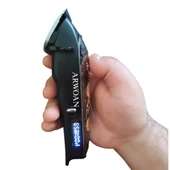 Profesyonel Kablosuz Saç Traş Makinesi - Ejderha Desenli Şık Tasarım, Paslanmaz Çelik Bıçak ve Güçlü Motor thumbnail 5