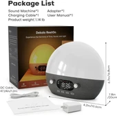 Dekala RestOnn Sunrise Programlanabilir Yüksek Sesli Çift Çalar Saat - 2