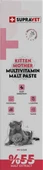 Supravet Hamile ve Yavru Kediler İçin Kalsiyum ve Taurinli Multi Vitamin Kedi Macunu 100 G - 1