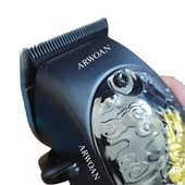 Profesyonel Kablosuz Saç Traş Makinesi - Ejderha Desenli Şık Tasarım, Paslanmaz Çelik Bıçak ve Güçlü Motor thumbnail 4