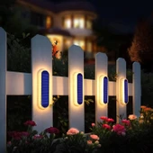 YiLaie Güneş Enerjili Dış Mekan Işıkları Otomatik Açma/Kapama 6 Adet - Sıcak Beyaz - 5