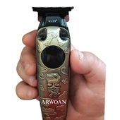 Profesyonel Kablosuz Traş Makinesi LED Ekran, Paslanmaz Çelik Bıçak ve Güçlü Motor Teknolojisi ile Şık Tasarım thumbnail 3