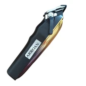 ​​​​​​​Profesyonel Kablosuz Saç Kesme Makinesi - Altın Siyah Tasarım, Seramik Titanyum Bıçak, USB Şarj ve Dijital Ekran - 5