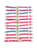 Labubu Temalı 12 Adet Örgü Bileklik - 1