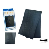 Lüx Desenli Deri Dikme Direksiyon Kılıfı 38-40cm Siyah OND363 - 1