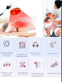 (1 Adet) Philips 250W Kızılötesi (infrared) Isıtıcılı Hayvan Isıtma ve Fizik Tedavi Lambası (Kırmızı Işık) E27 (Kalın Duy) thumbnail 6