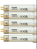 (5 Adet) Philips 8W 765 Beyaz Işık (6500K) G5 Duylu T5 Floresan - 1