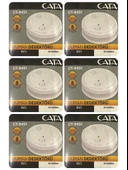 (6 Adet) Cata Pilli Duman Dedektörü Hassas Algılamalı - 1