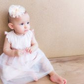 Sahici Anne Tüllü Fiyonk Bebek Tokası 1 Yaş Doğum günü Tütü Toka Saç Aksesuar - 7