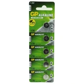 GP A76 LR44 KARTELA 5Lİ PAKET AG-13 PİL (5047) - 1