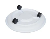 Omnipazar SO-TT03 Tekerlekli Saksı Tabağı No 3 Beyaz 3 Adet thumbnail 3