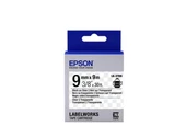 Epson LK-2WBN Standart Beyaz Üzeri Siyah 6mm 9Metre Etiket - 1