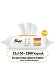 Sleepy Easy Clean Arap Sabunu Katkılı Yüzey Temizlik Havlusu 100' Lü X 12 Adet thumbnail 2