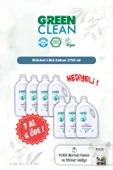 Green Clean Bitkisel Likit Sabun 2750 ml 7 AL 6 ÖDE ve Rosie Hediye thumbnail 1
