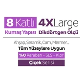 Sleepy Easy Clean Orkide Bahçesi Mopa Uyumlu Yer Temizlik Havlusu 20 Yaprak thumbnail 2