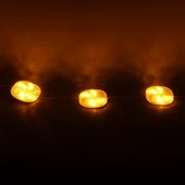 Powermaster PM-14700 12 Volt 3 Watt Sarı Yanıp Sönen Çakar 6565-2835 Modül Led 65X65x12mm - 3