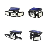 Powermaster MX-W771A Sensörlü 3 Modlu 74 Ledli Solar Aydınlatmalı Duvar Lambası thumbnail 2