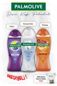 Palmolive 3'lü Duş Jeli Feel the energy 500 ml, Relax 500 ml, Pamuk Özlü 500 ml, ROSIE hediye thumbnail 1