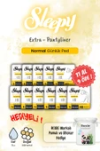 Sleepy 11 AL 9 ÖDE Extra 40'lı Günlük Ped Normal 40'lı ve Rosie Hediye - 1