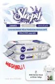 Sleepy 2 adet Lavantalı Bebek Vücut Temizleme Mendili 50'li ve Rosie Pamuk thumbnail 1