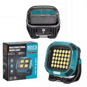 Powermaster MX-W893 4000K - 7000K - Kırmızı 30 COB Ledli 30 Watt Çok Fonksiyonlu Çalışma Lambası (Powerbank) - 4