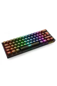 REDRAGON K617 RGB Fizz Şeffaf Siyah Kablolu Mekanik 61 Tuşlu Türkçe Oyuncu Klavyesi - 3