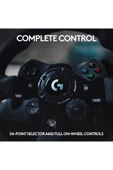 logitech G923 Yarış Yönetmenliği ve Pedalları, Xbox One, PC için - Siyah - BAE Sürümü - 5