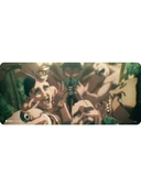 EXVEGA Attack on Titan Levi vs Titans Mousepad XXL - 1