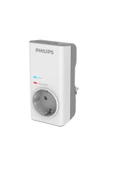 Philips CHP7010W TEKLİ AKIM KORUMA PRİZ, 1140J, BEYAZ - 1