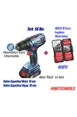 Bosch Professional Akülü Darbeli Delme Vidalama Makinesi (2 X 2,0 Ah Akü, Şarj Cihazı,)+HEDİYE - 1
