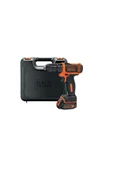 Black&Decker Black Decker Bdcdd12k Li/ıon Akülü Vidalama, 10.8v, 0-550 Dev/dk Hız, Çok Renkli - 1