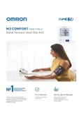 Omron M3 COMFORT HEM-7155-E KOLDAN MANŞON TANSİYON ALETİ - 3