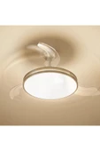 Philips Drm Atlas DC Fan ceiling Tavan Vantilatörlü Armatür,Açılır Kapanır Kanatlı,Kumandalı,Sarı Beyaz Işık - 4
